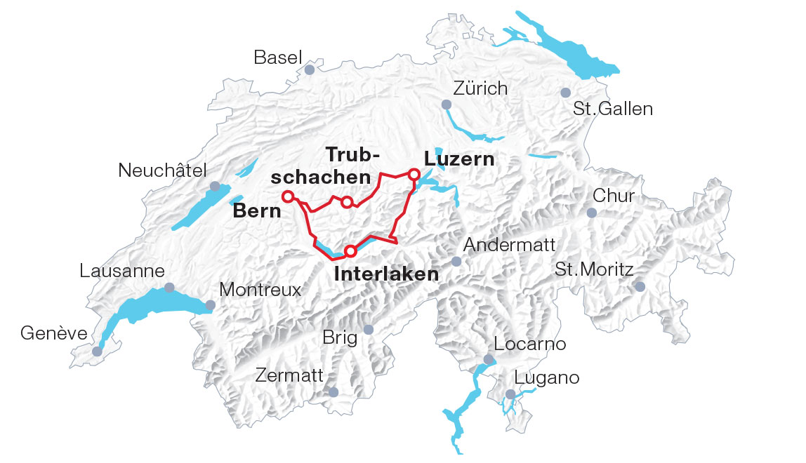 Map Kambly round trip Map Kambly round trip