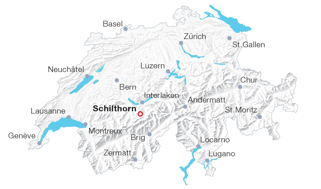 Map Schilthorn Map Schilthorn
